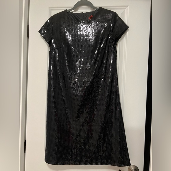 Black Sequin Sparkly Dress Dusk Collection by Sheila Yen Size 8 Cocktail, Fancy - Picture 1 of 7